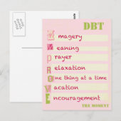 DBT - Het moment verbeteren Briefkaart (Voorkant / Achterkant)