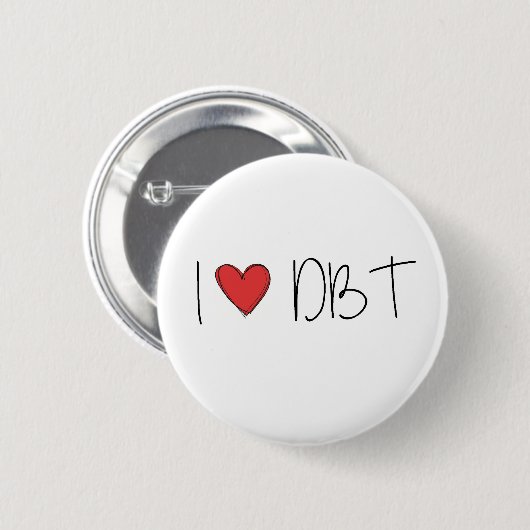DBT - IK HOEF DBT RONDE BUTTON 5,7 CM (Voorkant /achterkant)