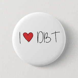 DBT - IK HOEF DBT RONDE BUTTON 5,7 CM