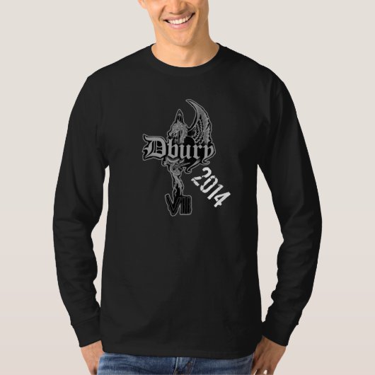 Dbury VII 2014 concert met lange mouwen T T-shirt (Voorkant)
