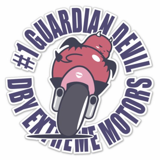 DBY Extreme Motors Sticker (Voorkant)