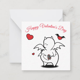 DBY met vrienden Hearty Happy Valentine's Day Notitiekaartje