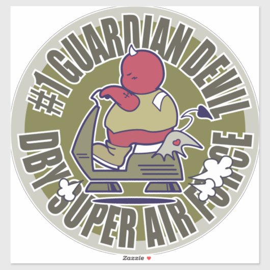 DBY Super Air Force Sticker (Vel)