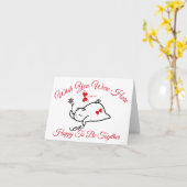 DBY wou dat je hier was Kaart (Gele Bloem)