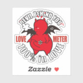 DBY's LOVE METER 100% Sticker (Vel)