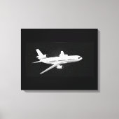 DC-10-nachtvluchten Canvas Afdruk (Voorkant)