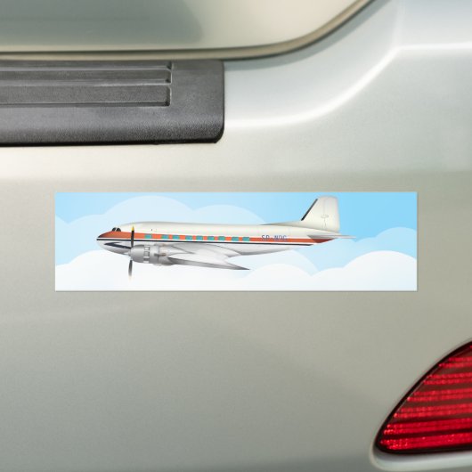 DC-3 BUMPERSTICKER (Op auto)