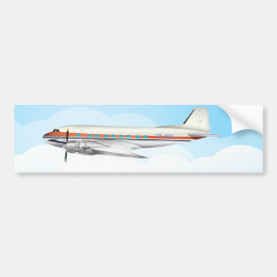 DC-3 BUMPERSTICKER