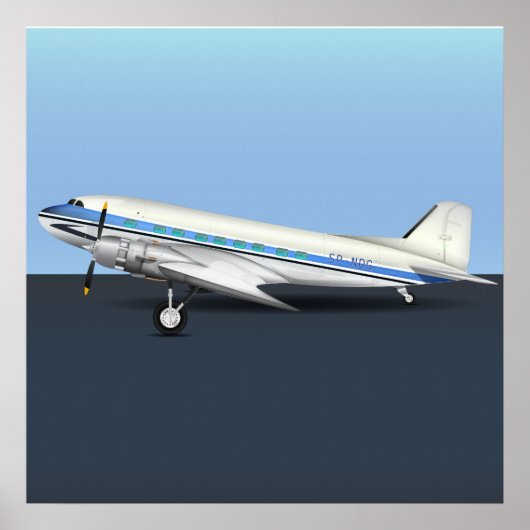 DC-3 POSTER (Voorkant)
