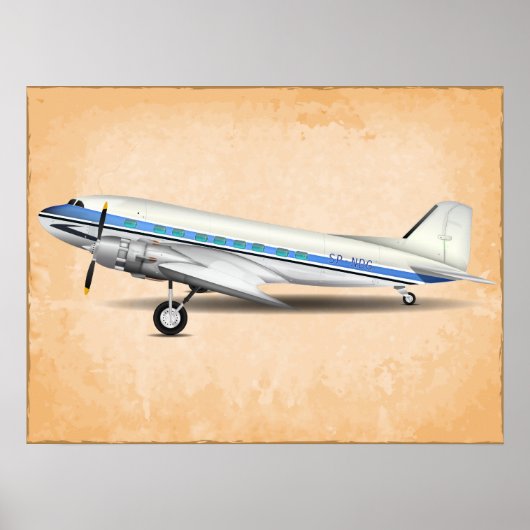 DC-3 POSTER (Voorkant)