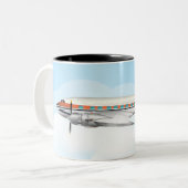 DC-3 TWEEKLEURIGE KOFFIEMOK (Voorkant links)