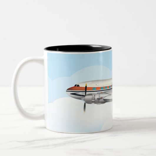 DC-3 TWEEKLEURIGE KOFFIEMOK (Links)