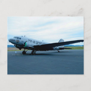 DC-3-Vliegtuig Briefkaart