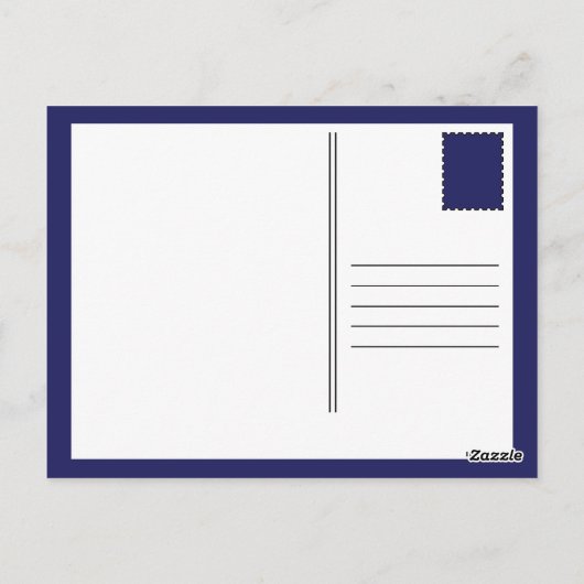 dc 6 vliegtuigzonsondergang briefkaart (Achterkant)