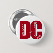 DC Big Red DOCTOR VAN CHIROPRACTISCH GENEESMIDDEL Ronde Button 5,7 Cm (Voorkant /achterkant)