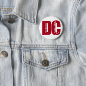 DC Big Red DOCTOR VAN CHIROPRACTISCH GENEESMIDDEL Ronde Button 5,7 Cm (In situ)