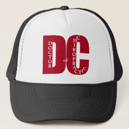 DC Big Red DOCTOR VAN CHIROPRACTISCH GENEESMIDDEL Trucker Pet