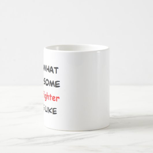 dc brandweerman, geweldige koffiemok (Center)