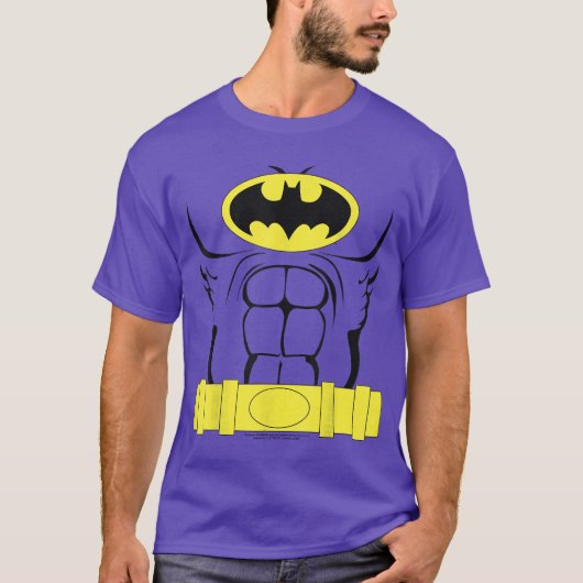 DC Comics Batman Costume Outline T-shirt (Voorkant)