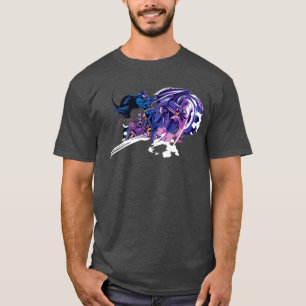 DC Comics Batman en Catwoman Motorfietsen Premium  T-shirt