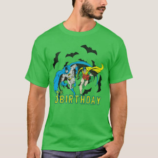 DC Comics Batman en Robin 3e verjaardag Vleermuize T-shirt