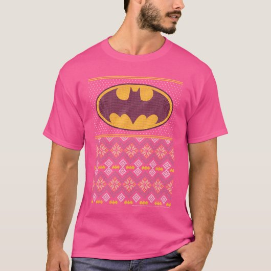 DC Comics Batman Kersttrui Stijl vriend T-shirt (Voorkant)