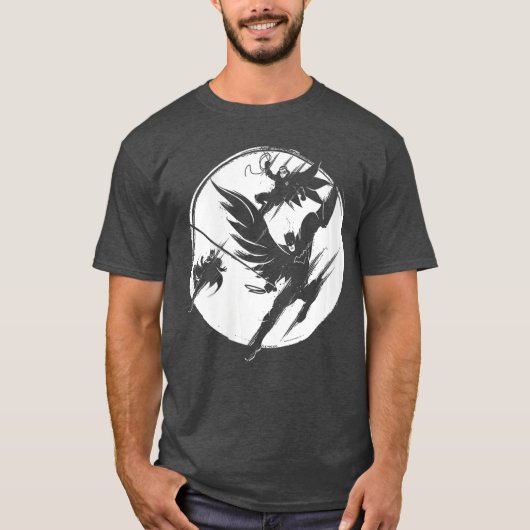 DC Comics Batman Maanlicht Misdaadbestrijdingsteam T-shirt (Voorkant)