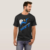 DC Comics Batman Nightwing Wingin It Unisex Volwas T-shirt (Voorkant volledig)
