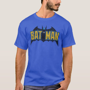 DC Comics Batman Vervuild Vintage Tekst Logo T-shirt