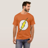 DC Comics Flash Grote Klassieke Borst Logo-mok cad T-shirt (Voorkant volledig)