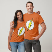 DC Comics Flash Grote Klassieke Borst Logo-mok cad T-shirt (Unisex)