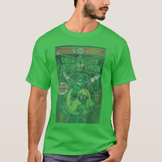 DC Comics Green Lantern And Green Arrow Comic Cove T-shirt (Voorkant)