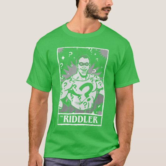 DC Comics Halloween Riddlerarot Poster Premium v T-shirt (Voorkant)