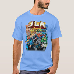 DC Comics JLA Justice League Heldencollage Premium T-shirt