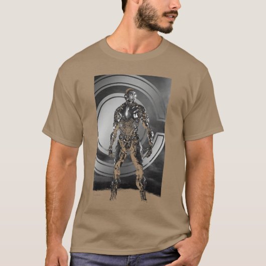 DC Comics Justice League Snyder Cut Cyborg Poster  T-shirt (Voorkant)