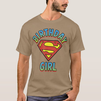 DC Comics Justice League Superman Birthday Girl gi T-shirt