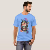 DC Comics Pride Harley Quinn en Poison Ivy bloemst T-shirt (Voorkant volledig)