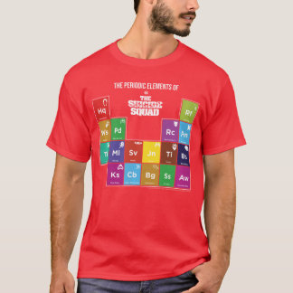 DC Comics Suicide Squad Periodic Elements friends T-shirt