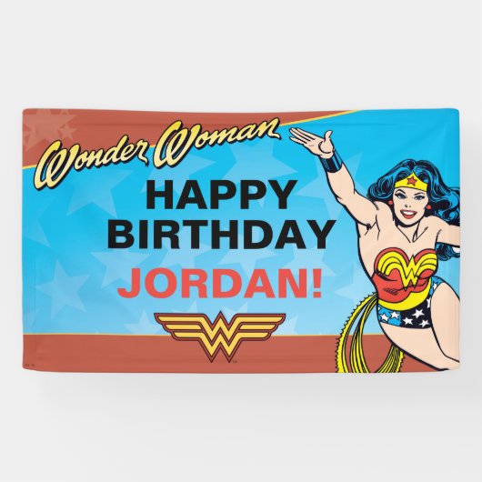 DC Comics | Wonder Woman Birthday Spandoek (Horizontaal)