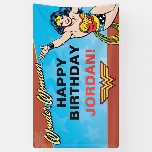 DC Comics | Wonder Woman Birthday Spandoek (Verticaal)