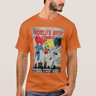 DC Comics Worlds Best Comics 1 Cover friend T-shirt
