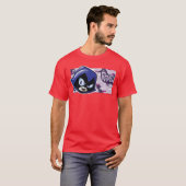DC Comicseenitans Go Raven Character Panel retro T-shirt (Voorkant volledig)