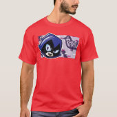DC Comicseenitans Go Raven Character Panel retro T-shirt (Voorkant)