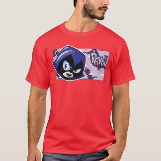 DC Comicseenitans Go Raven Character Panel retro T-shirt
