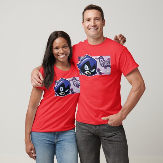 DC Comicseenitans Go Raven Character Panel retro T-shirt (Unisex)