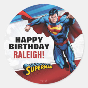 DC-compositie  Superman - Birthday Ronde Sticker