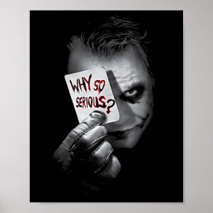 Dc Dark Knight Foto Waarom Zo Ernstig Tank Top Poster