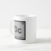 Dc - Deconstruction Chemistry Periodic Table Koffiemok (Voorkant links)