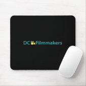 Dc filmmakers-groep met camera-icoon muismat (Met muis)