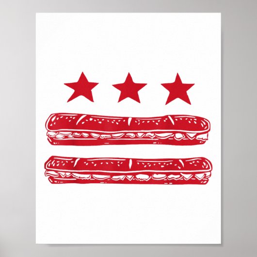 DC Flag Sub Sandwich Poster (Voorkant)